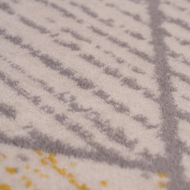 Deco Home Black/Tan Modern Indoor Area Rug with Non-Slip Backing, 5.25' x 7.5'