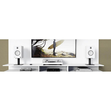 Kanto TUK Premium Bluetooth Powered Speakers Matte White / Blanc - with RCA cable