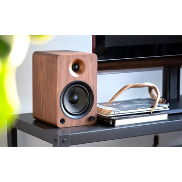 Kanto YU6WALNUT Bluetooth Powered Speakers Walnut/Noyer