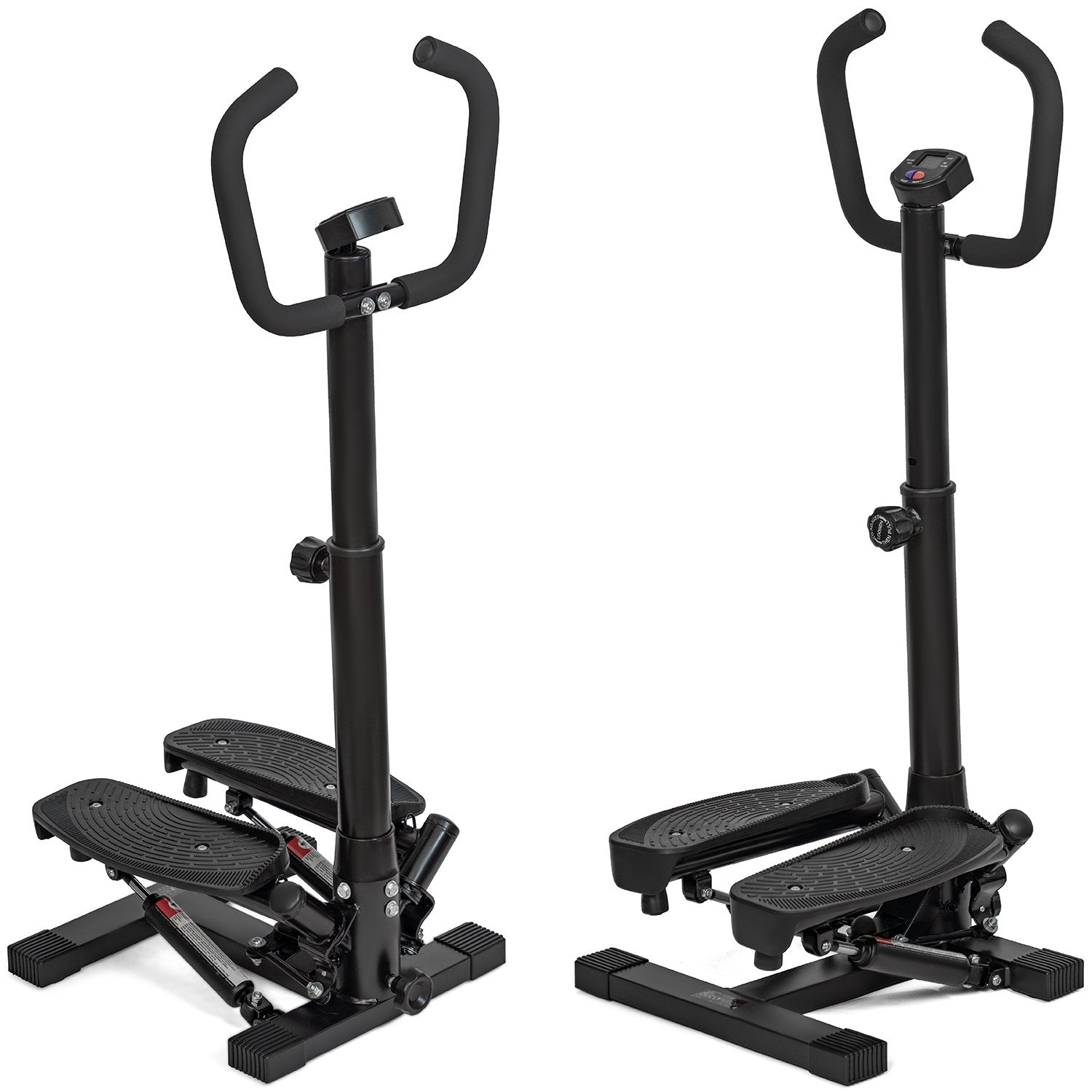 Exercise Step Machine w/ Stability Handle Bars, and LCD Display