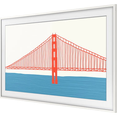 Samsung 55" The Frame Customizable Bezel - Modern White VG-SCFA55WTBZA