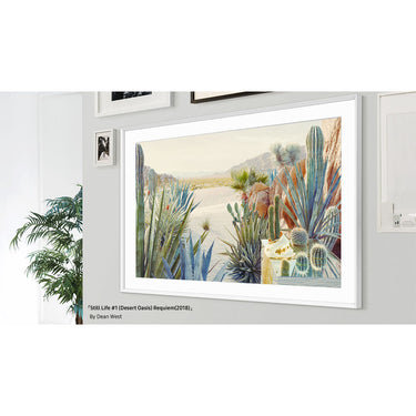 Samsung 55" The Frame Customizable Bezel - Modern White VG-SCFA55WTBZA