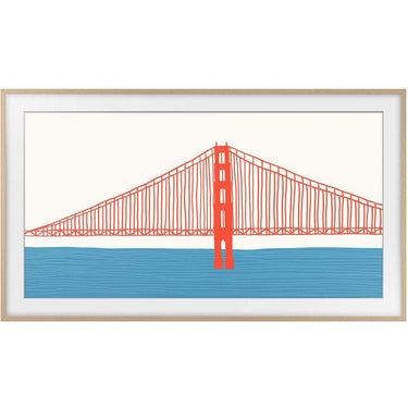 Samsung 55" The Frame Customizable Bezel - Modern Teak VG-SCFA55TKBZA