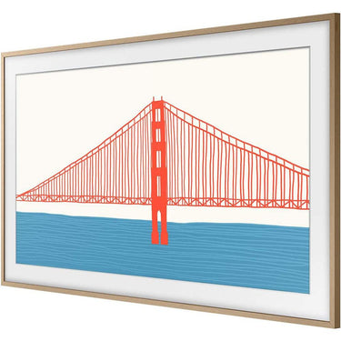 Samsung 55" The Frame Customizable Bezel - Modern Teak VG-SCFA55TKBZA