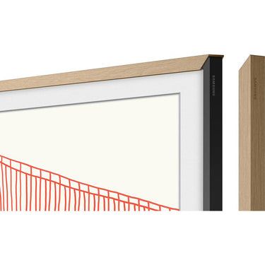 Samsung 75" The Frame Customizable Bezel - Modern Teak VG-SCFA75TKBZA