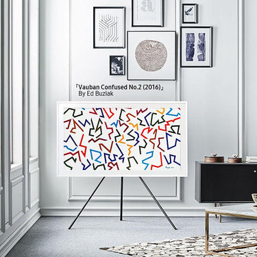 Samsung 75" The Frame Customizable Bezel - Modern White VG-SCFA75WTBZA