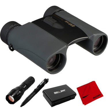 Nikon Trailblazer 8x25 ATB Waterproof, Fogproof Binoculars Black + Tactical Set Bundle