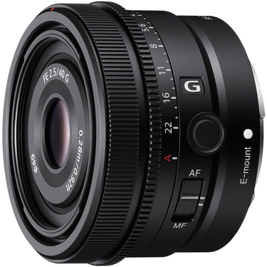 Sony FE 40mm F2.5 G Full Frame Ultra Compact Prime G Lens for E-Mount SEL40F25G