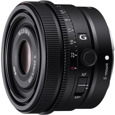 Sony FE 50mm F2.5 G Full Frame Ultra Compact Prime G Lens for E-Mount SEL50F25G