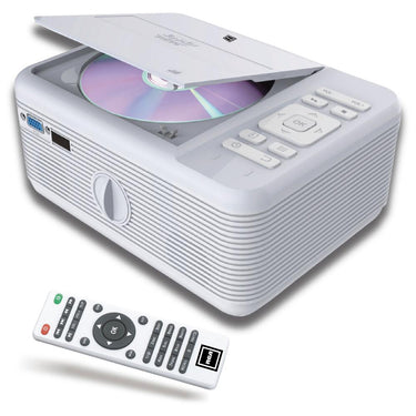 RCA RPJ140 Bluetooth 1080p Full HD Projector with DVD Player + 120" Screen