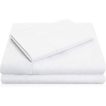 Malouf Brushed Microfiber Queen White Sheet Set