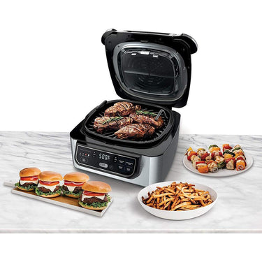 Ninja AG302 Foodi 5-in-1 Indoor Electric Grill w/ Air Fryer-  Factory Refurbished