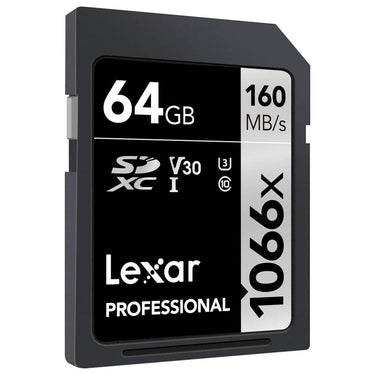 Lexar 64GB SDXC 1066X Memory Card (2-Pack)