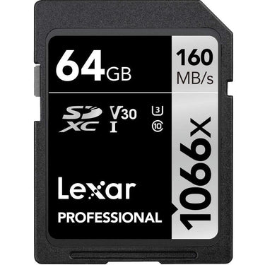 Lexar 64GB SDXC 1066X Memory Card (3-Pack)