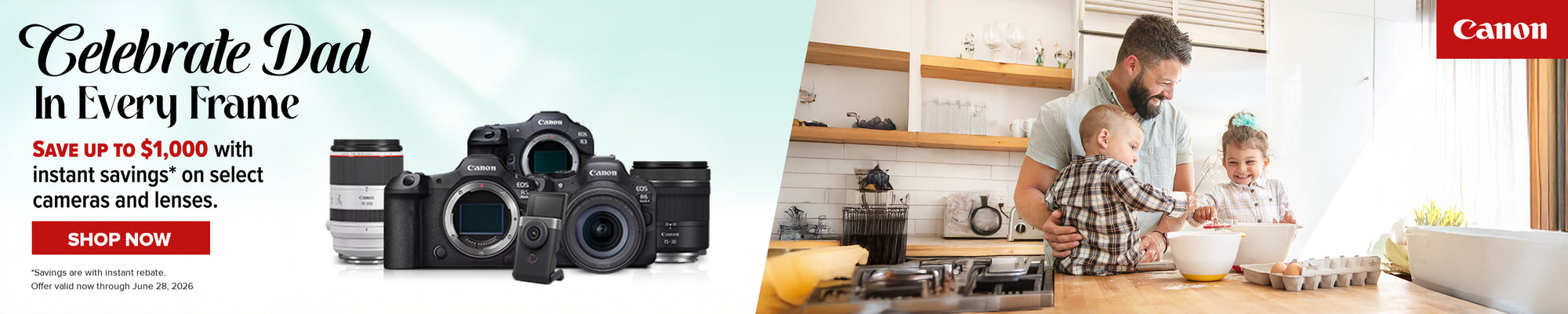 Canon Father's Day savings