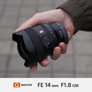 Sony FE 14mm F1.8 GM Full Frame Ultra Wide Prime G Master Lens for E-Mount SEL14F18GM