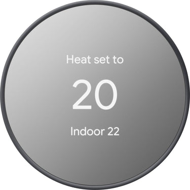 Google Nest Programmable Smart Wi-Fi Thermostat for Home (Charcoal) - GA02081-US - Open Box
