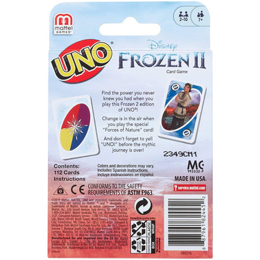 Mattel Disney Frozen 2 Uno Card Game - GKD769997