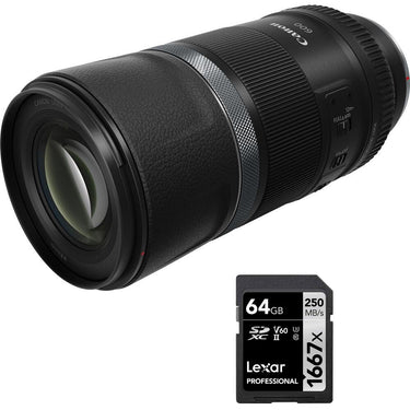 Canon RF 600mm f/11 IS STM Lens Telephoto Full Frame For RF Mount + 64GB Card
