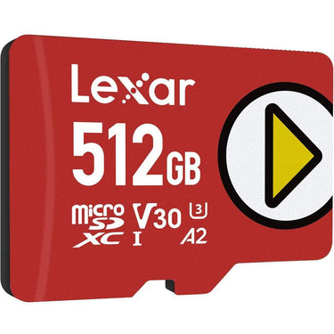 Lexar PLAY 512GB microSDXC UHS-I Memory Card, Up to 150MB/s Read 2 Pack