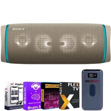 Sony SRS-XB43 EXTRA BASS Portable Bluetooth Speaker + Entertainment Power Pack
