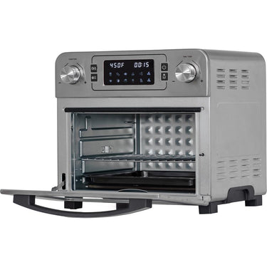 Deco Chef 24QT Steel Countertop Toaster Air Fryer Oven with Accessories Open Box