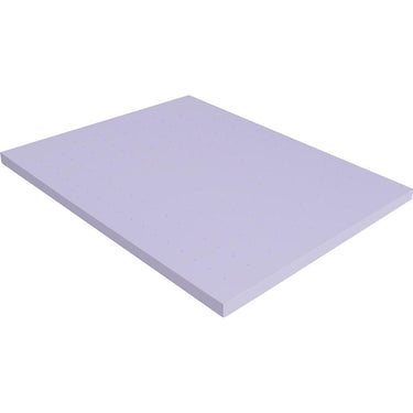 Deco Home 3-Inch Queen Memory Foam Mattress Topper with Lavender Scent Open Box