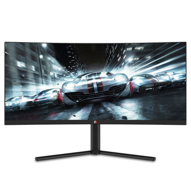 Deco Gear 29" 2560x1080 100Hz VA Curved Monitor, Color Accurate - Refurbished