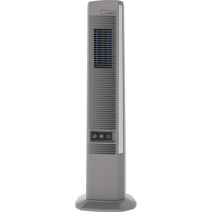 Lasko 42" Indoor/Outdoor Oscillating Living Tower Fan in Gray - YF202