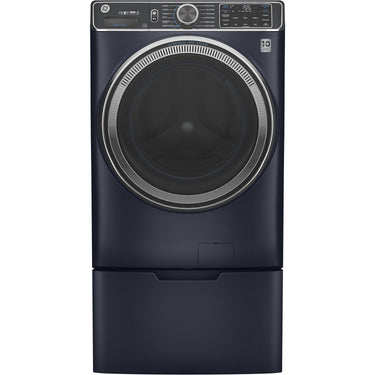 GE 5.0 CU. FT. Capacity Front Load Smart Steam Washer, Sapphire Blue - GFW850SPNRS