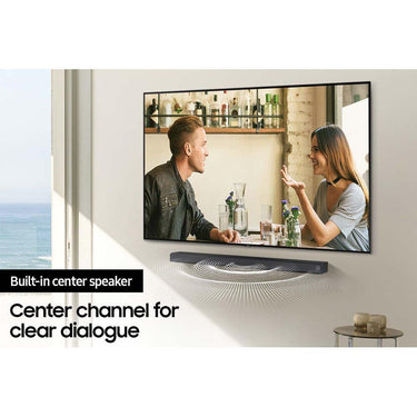 Samsung HW-S60A 5.0ch All-in-One Soundbar w/ Acoustic Beam and Alexa (2021) Bundle