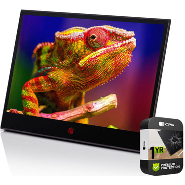 Deco Gear 15.6" 1920x1080 Portable Monitor, 60Hz, Touchscreen with 1-Year Warranty Bundle