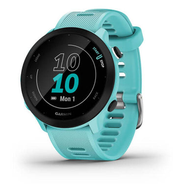 Garmin Forerunner 55 GPS Running Watch & Activity Tracker - Aqua
