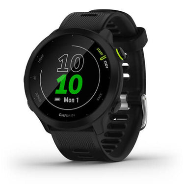 Garmin Forerunner 55 GPS Running Watch (Black) with 2-Pack Screen Protector Bundle