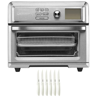 Cuisinart Digital AirFryer Toaster Oven w/ Programming Options+6-Piece Knife Set