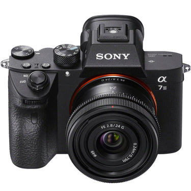 Sony a7 III Mirrorless Full Frame Camera Body + 24mm F2.8 G Lens SEL24F28G Kit Bundle