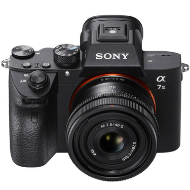 Sony a7 III Mirrorless Full Frame Camera Body + 40mm F2.5 G Lens SEL40F25G Kit Bundle