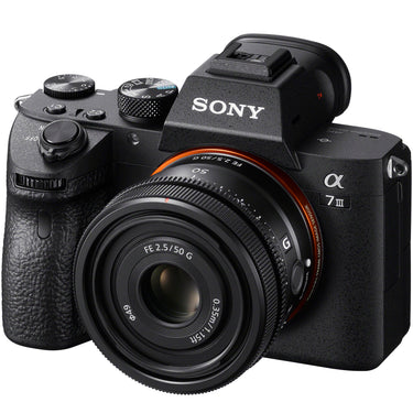 Sony a7 III Mirrorless Full Frame Camera Body + 50mm F2.5 G Lens SEL50F25G Kit Bundle