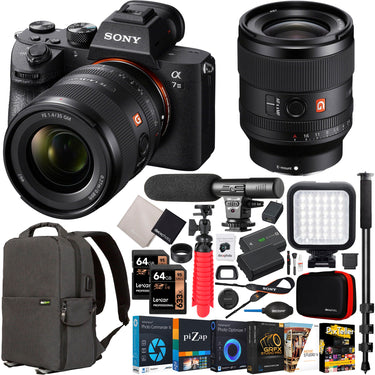 Sony a7 III Mirrorless Full Frame Camera + FE 35mm F1.4 GM Lens SEL35F14GM Kit Bundle