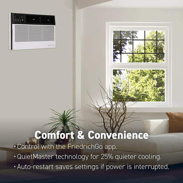 Friedrich CCW10B10A Chill Premier 10,000 BTU 115V Smart Wi-Fi Room Air Conditioner