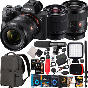Sony a7 III Mirrorless Full Frame Camera 2 Lens Kit 35mm F1.4 GM + 28-70mm OSS Bundle