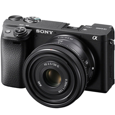 Sony a6400 Mirrorless 4K APS-C Camera Body + 50mm F2.5 G Lens SEL50F25G Kit Bundle
