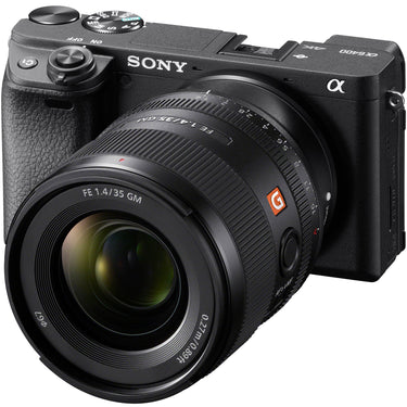 Sony a6400 Mirrorless 4K APS-C Camera Body + 35mm F1.4 GM Lens SEL35F14GM Kit Bundle