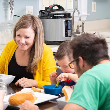 Deco Chef 8QT 10-in-1 Pressure & Slow Cooker, Multi-Modes Steel Open Box