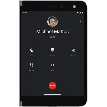 Microsoft Surface Duo 256GB (Locked AT&T) Folding 2 Screen Smartphone - Glacier TGM-00001