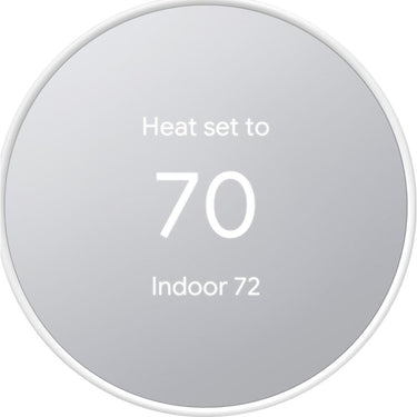 Google Nest Programmable Smart Wi-Fi Thermostat for Home (Snow) - GA01334-US - Open Box