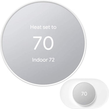 Google Nest Programmable Smart Wi-Fi Thermostat for Home (Snow) - GA01334-US - Open Box
