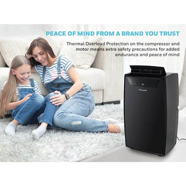 Honeywell MN1CFSBB8 11,000 BTU Portable Air Conditioner, Dehumidifier, Fan - Black
