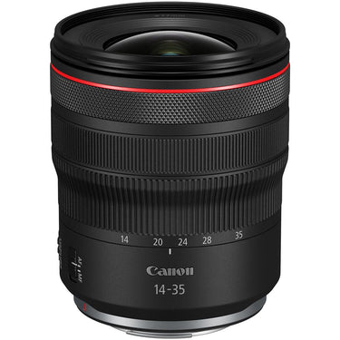 Canon RF 14-35mm f/4 L IS USM Ultra Wide Zoom Lens for RF Mount with 128GB Card