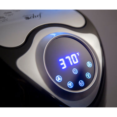 Deco Chef 3.7QT Electric Oil-Free Digital Air Fryer for Healthy Frying - Refurbished